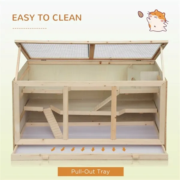 Wooden Hamster Cage photo 3