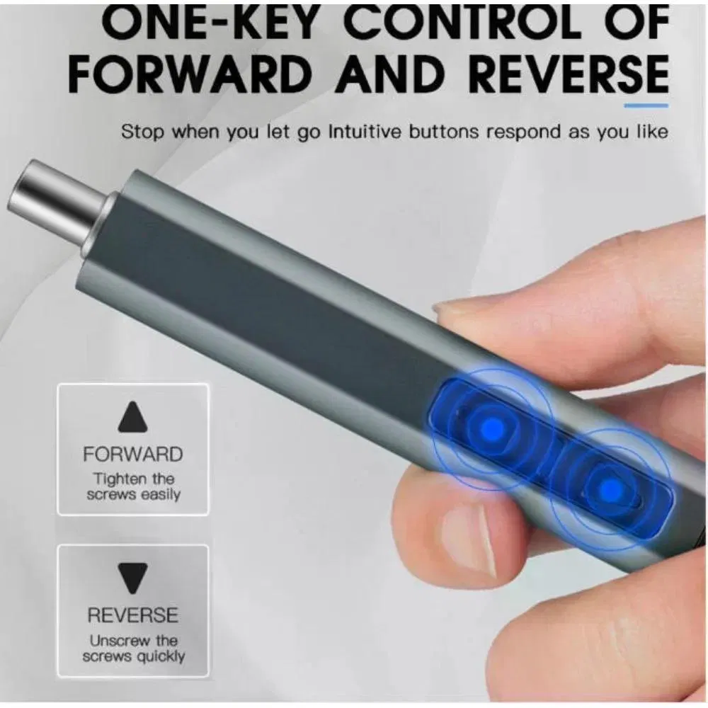 Screwdriver Set 68 in 1 Small Screwdriver Cordless - 64 S2 Preicison Bits, 5 Torque Settings, Mini Power Screwdriver Repair Tool Kit for PC RC photo 5