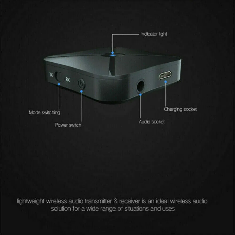 2in1 Bluetooth Transmitter Receiver Wireless Adapter TV Home Stereo A2DP Audio photo 4