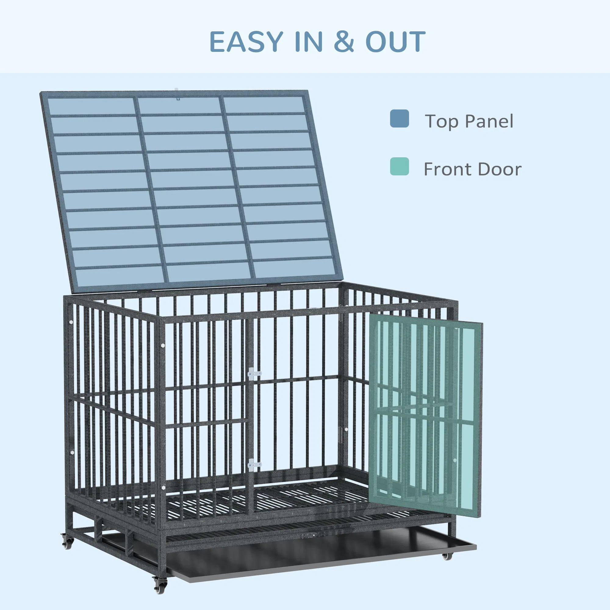 Dog Kennel, Welded Wire Heavy Duty Dog Run, Dog Kennel Outside photo 2