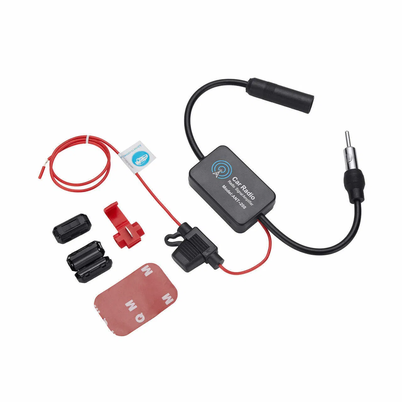 Car Auto Stereo FM & AM Radio Signal Antenna Aerial Signal Amp Amplifier Booster photo 4