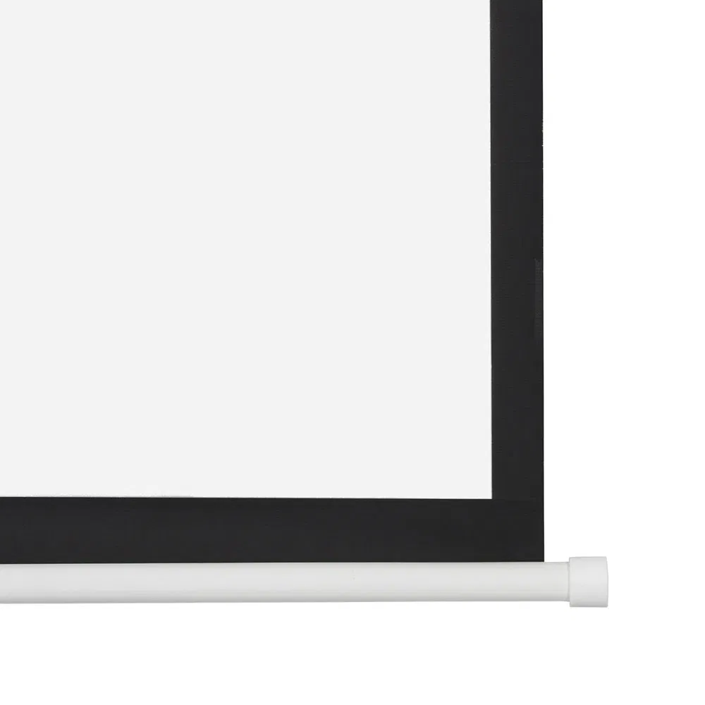 92" 16:9 80" x 45" Viewing Area Motorized Projector Screen with Remote Control Matte White photo 3
