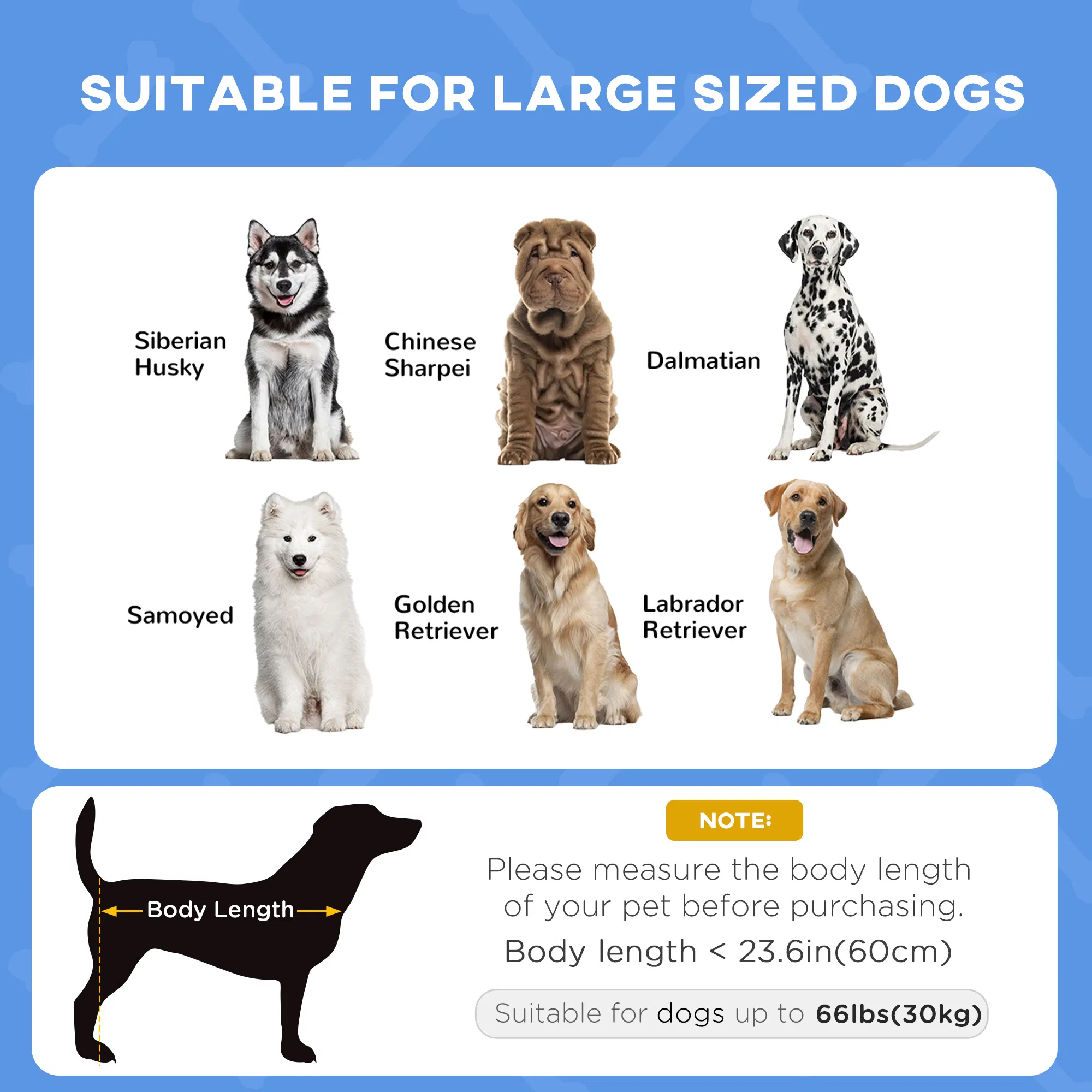 Elevated Dog Bed with Canopy, Portable Raised Dog Cot for L Sized Dogs, Indoor & Outdoor, 36" x 30" x 35", Dark Blue photo 4