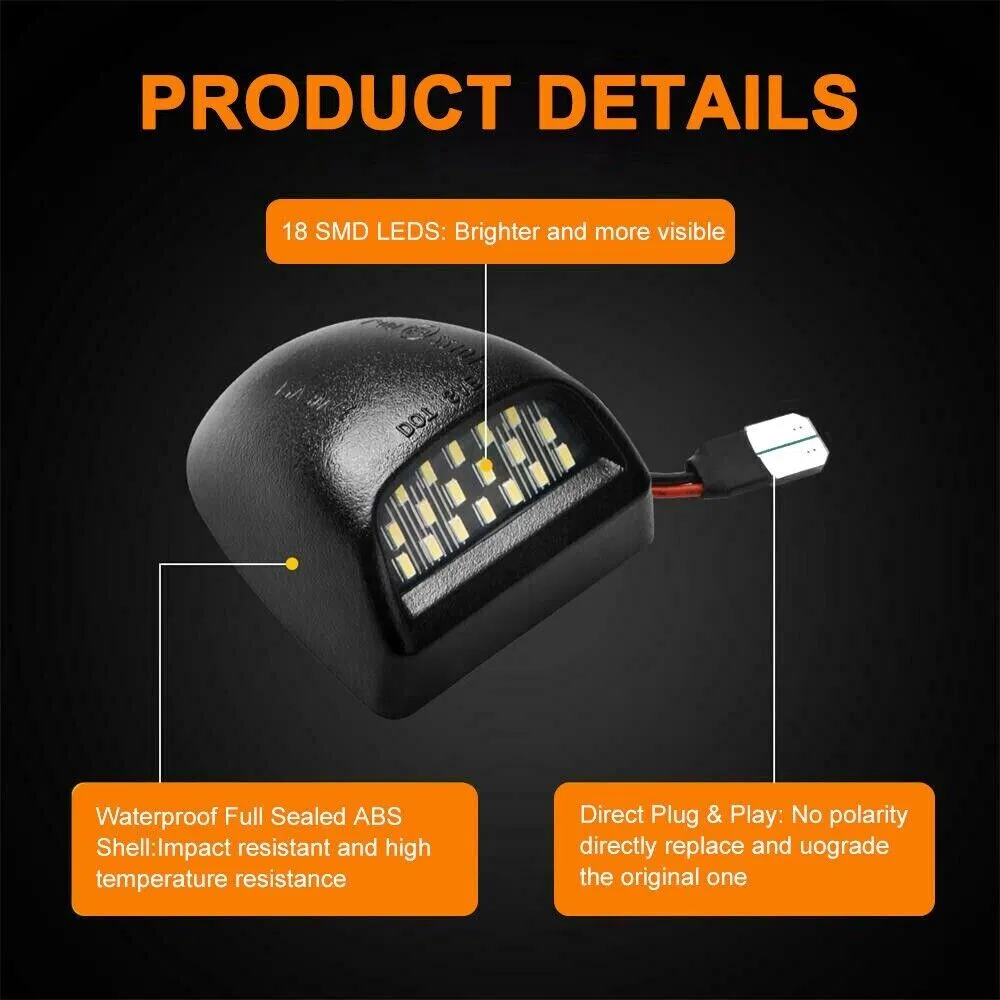 For Chevy Silverado Avalanche 1999-2013 BRIGHT SMD LED License Plate Lights Lamp photo 2