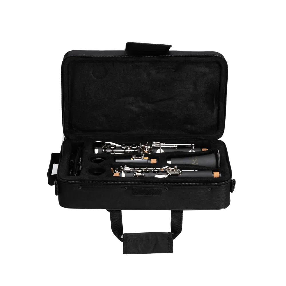 [Do Not Sell on Amazon] 17 Keys Flat B Black Clarinet with Two Mouthpieces Connector for Beginner Student photo 8