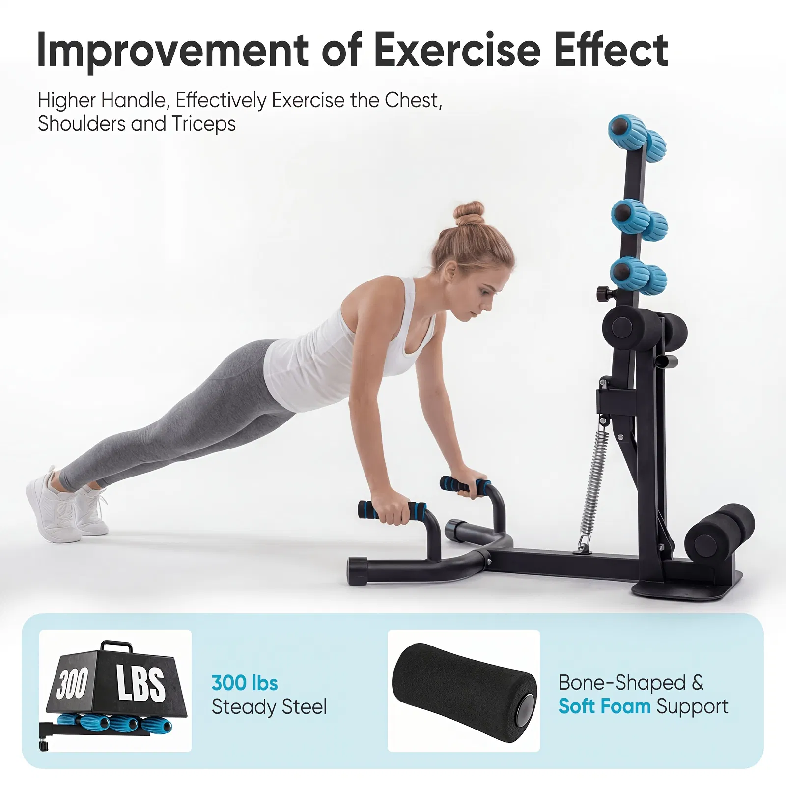 Sissy Squat Machine for Home Gym, All-in-One Deep Squat & Ab Workout Equipment, Adjustable Leg Exercise Machine for Glutes & Quads, 300 Lbs Capacity, Compact Design for Strength Training photo 6