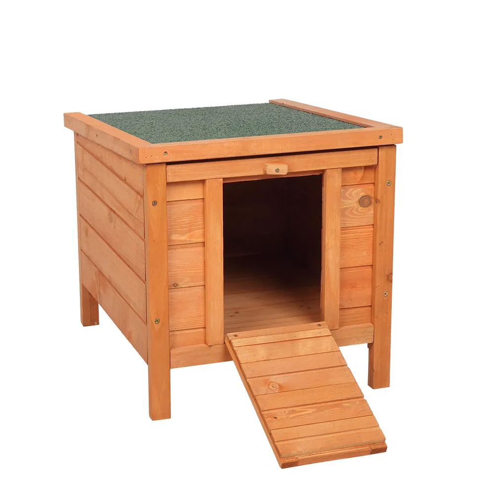20-inch removable roof, waterproof, green asphalt roof, cedar wood, wooden chicken and rabbit cage photo 6