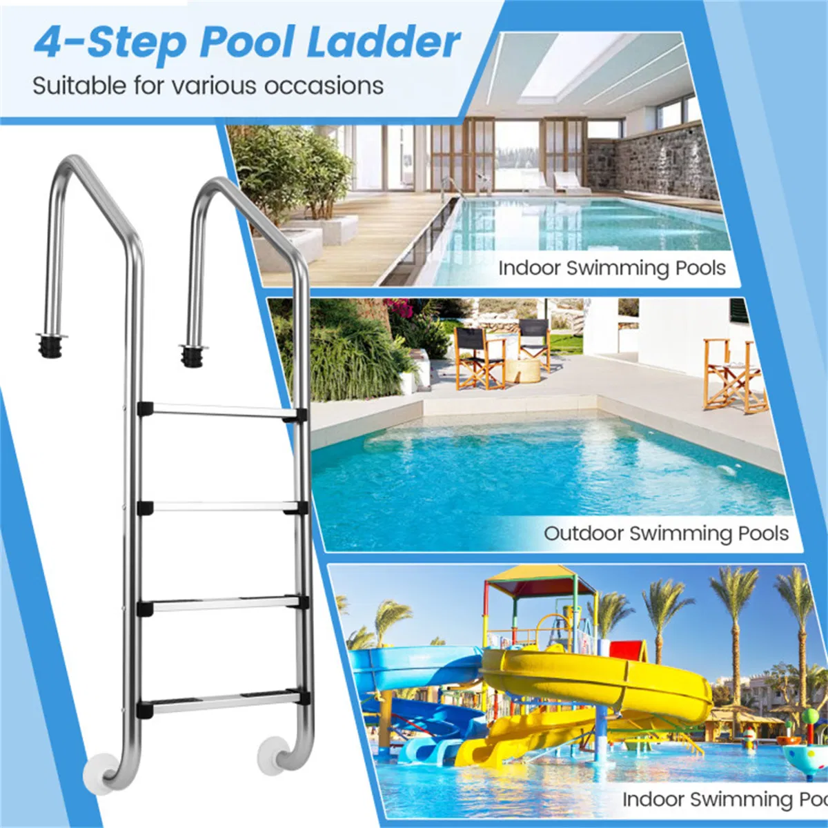Stainless Steel Swimming Pool Ladder photo 5
