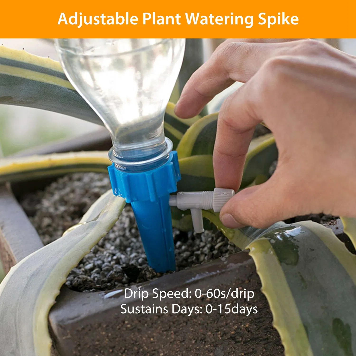 24Pcs Plant Watering Spikes Self Watering Devices Automatic Plant Waterer with Slow Release Control Valve For Outdoor Indoor Plant photo 4