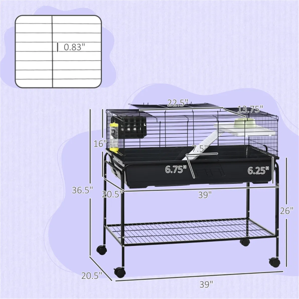 Hamster Cage/small animal cage/Pet cages ( Amazon Shipping)(Prohibited by WalMart) photo 3