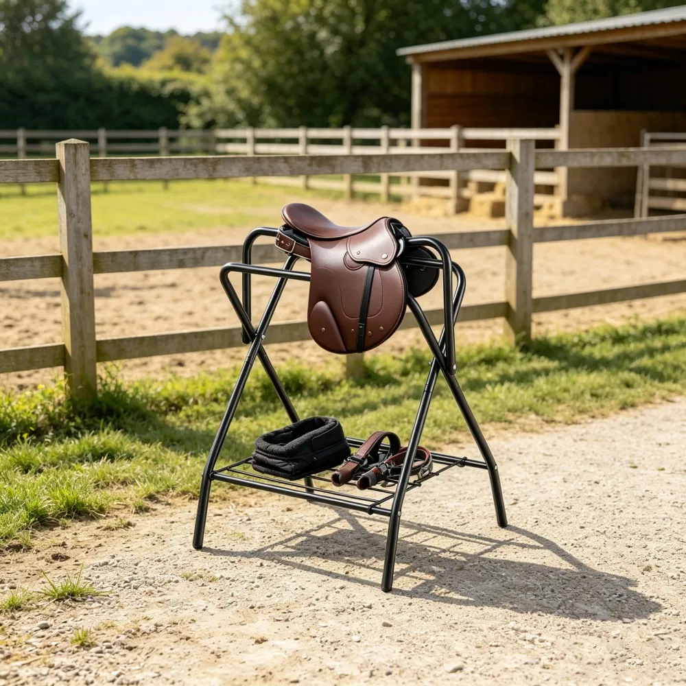 Folding Saddle Rack with Foldable for Garage photo 4