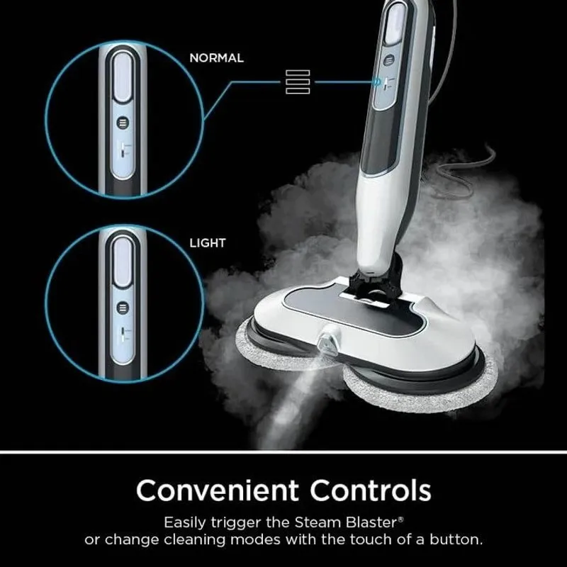 Dual Head Hard Floor Steam Mop, 3 Adjustable Steam Modes, LED Headlights, Lightweight for Home Tile Cleaning photo 4