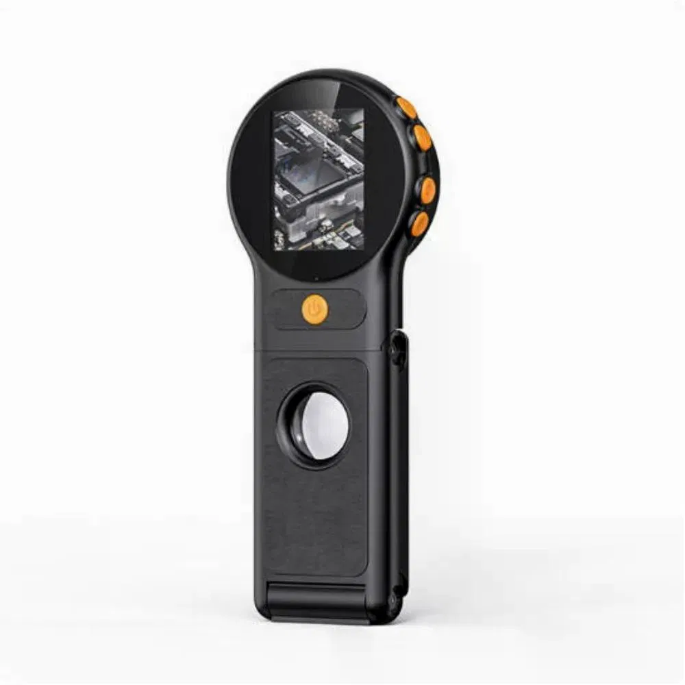 Autofocus 500X Digital Microscope 2MP 8LEDs Coin Video Microscopes Foldable Magnifying Glass 2Inch for Electronics Repair photo 3