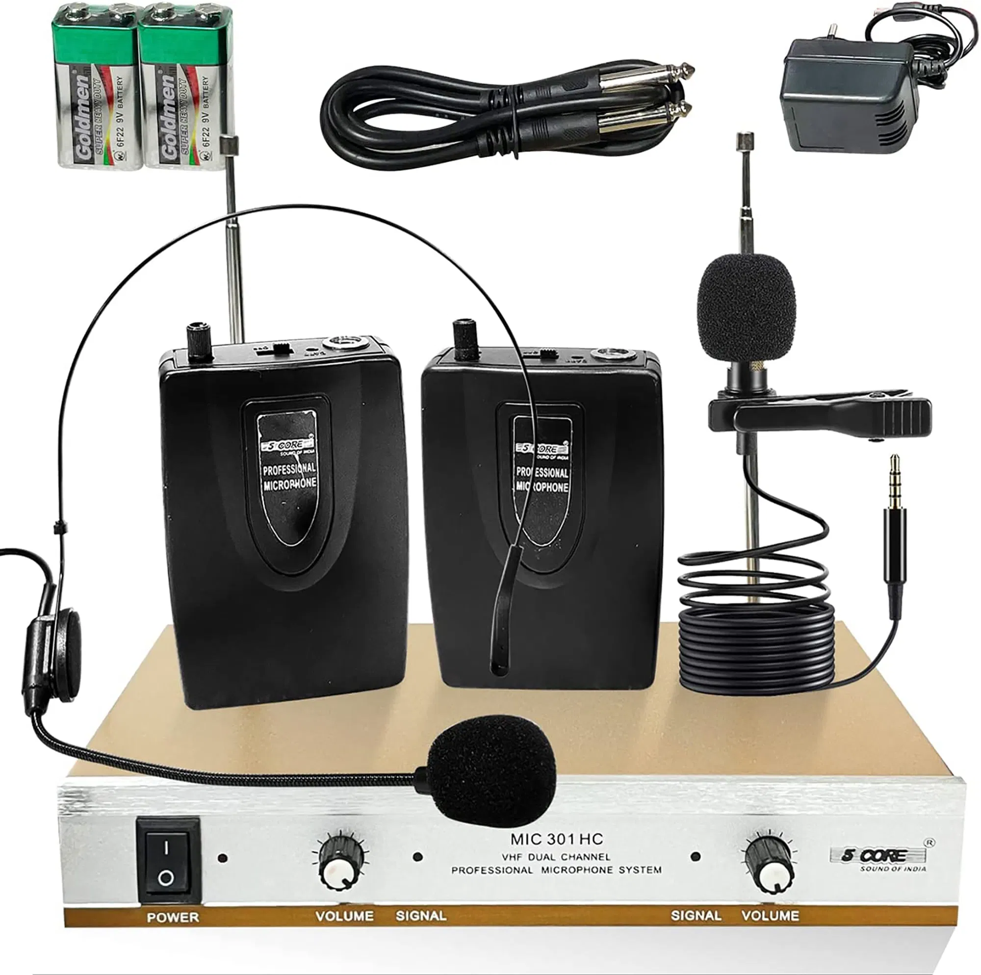 5 Core Wireless Microphone System Professional Mic for On Stage Studio photo 1