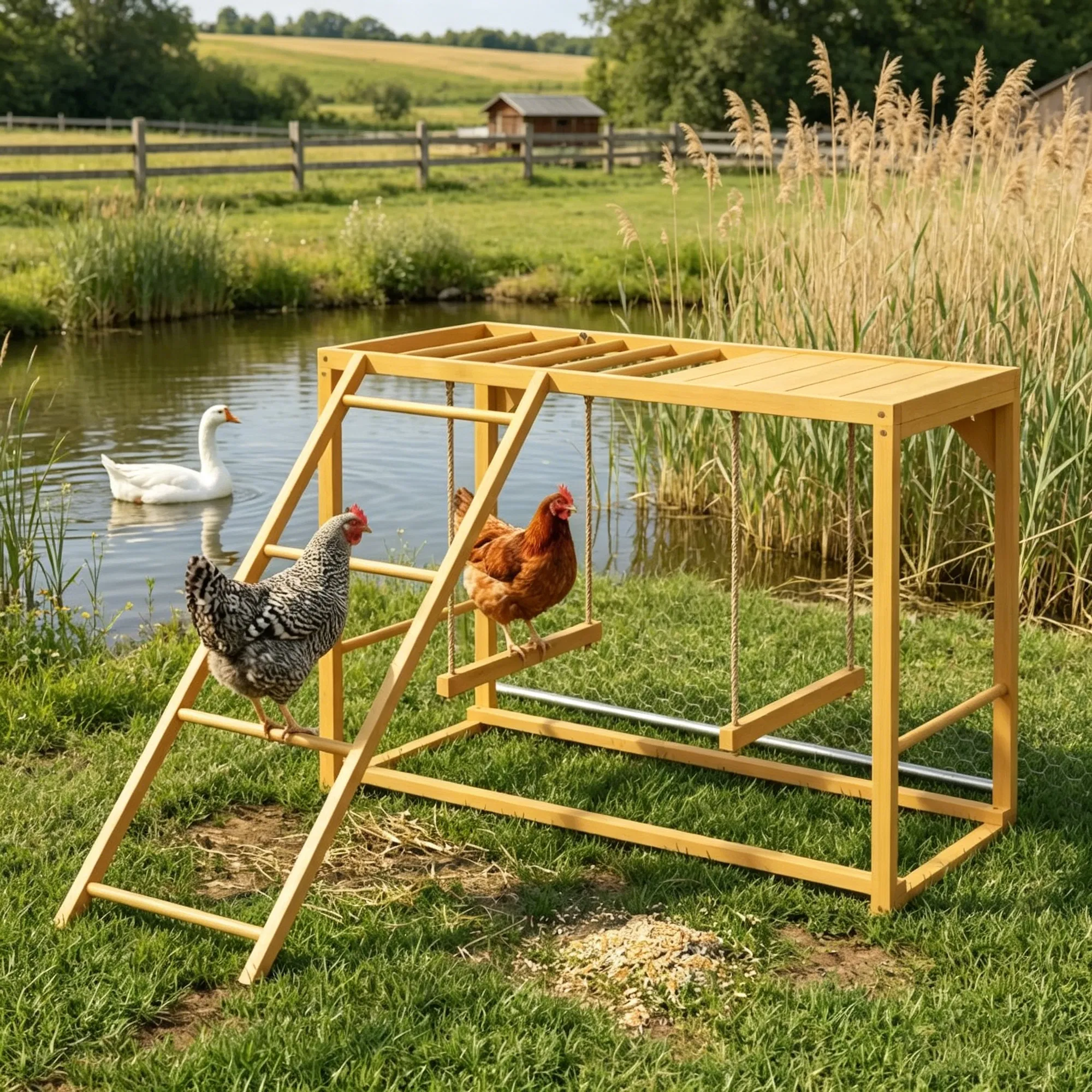Chicken Activity Play/ Chicken Coop Toy photo 3