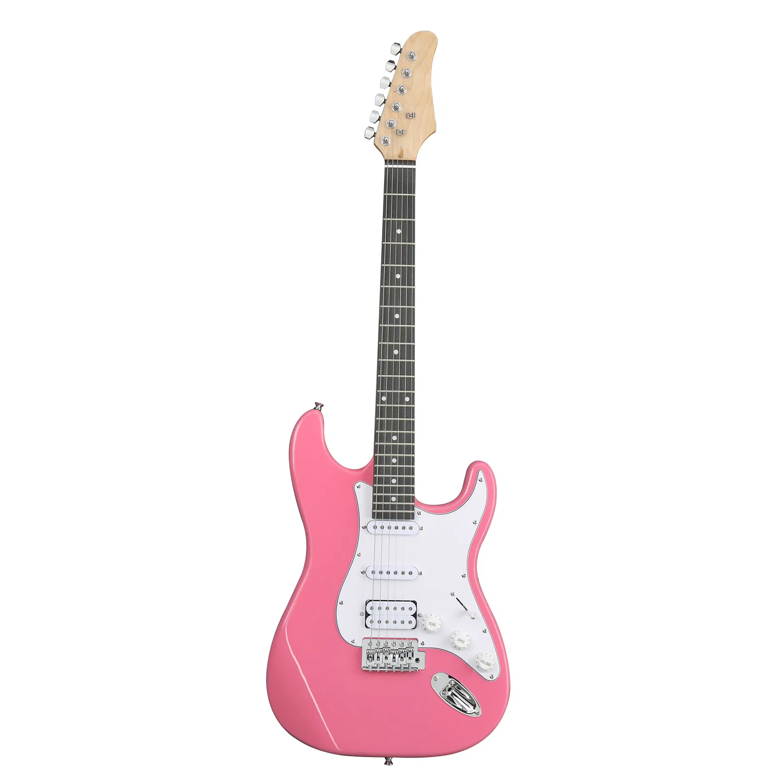 KST Stylish H-S-S Pickup Electric Guitar Kit with 5W AMP Bag Guitar Strap Strings rose red photo 1