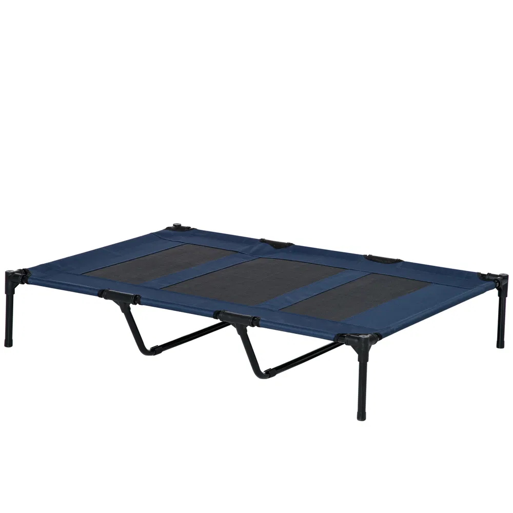 48" X 36" X 9" Elevated Pet Bed with Carrying Bag, Dark Blue photo 7