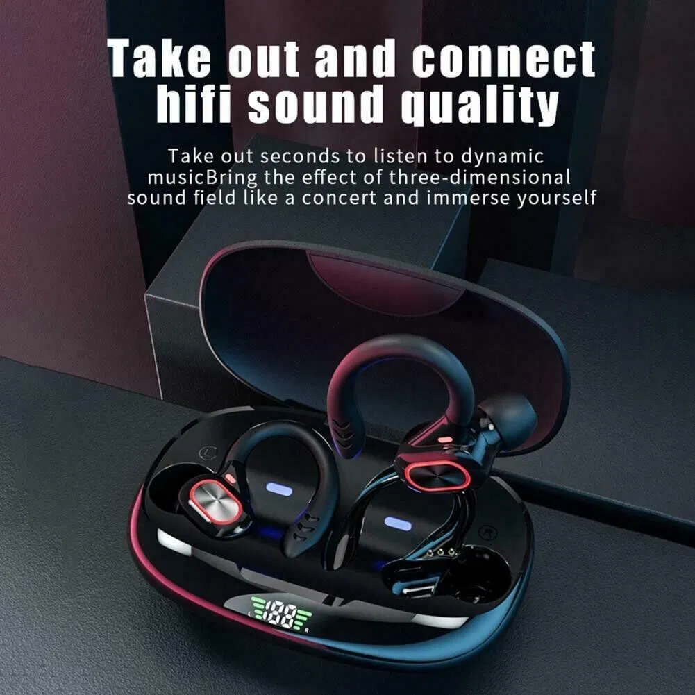Bluetooth Headset 5.1 True Wireless Earphones Earbuds Headphones HiFi Sport TWS photo 3
