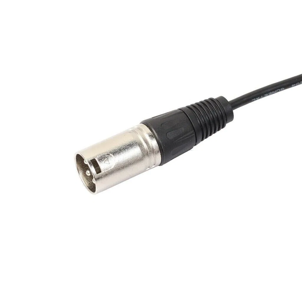 3Pin XLR Female Jack To Dual 2 Male Plug Y Splitter Cable Adapter Microphone USA photo 6