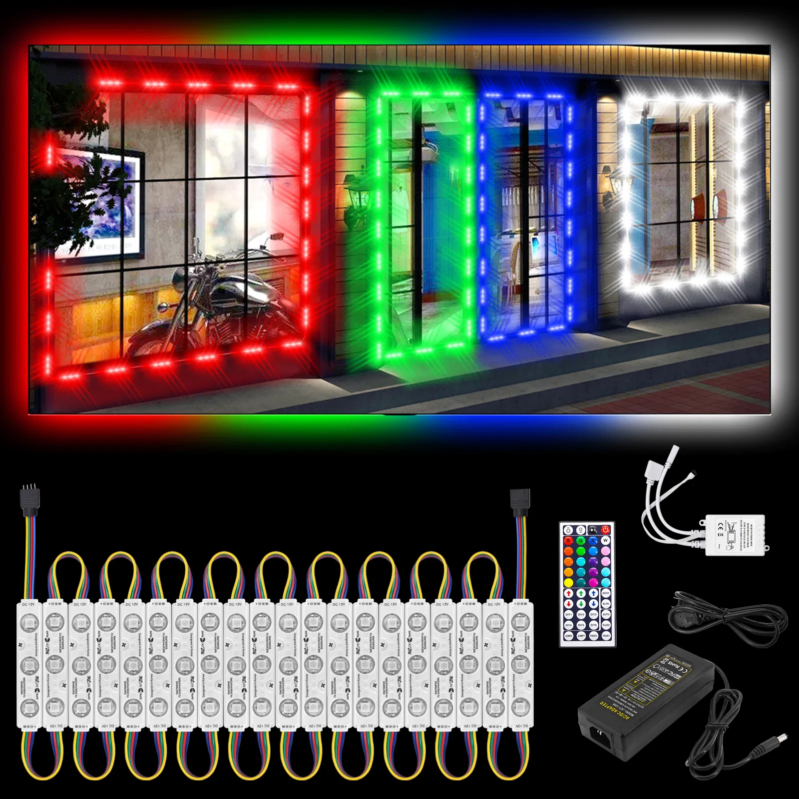 Waterproof 5050 SMD RGB LED Module Light Store Front Window Letters Sign Lamp (TK/TEMU self-picked up orders) photo 3
