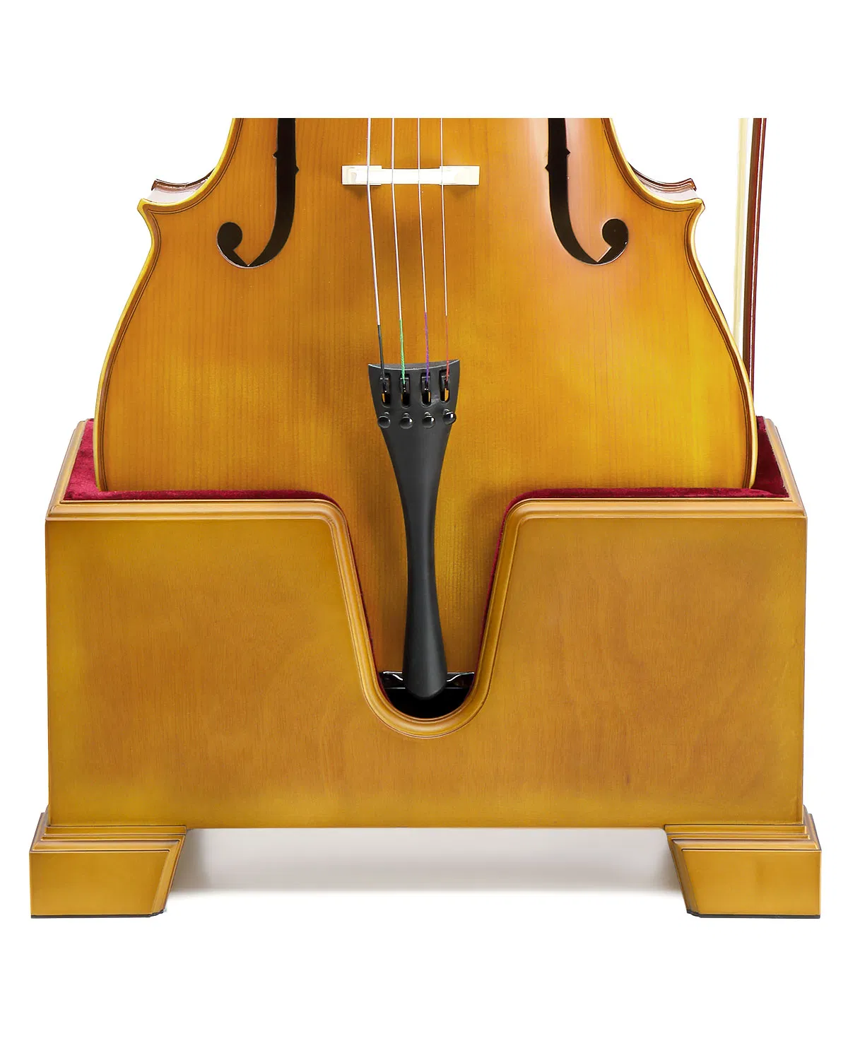 4/4 Natural Retro brown cello base with foam protective layer photo 2