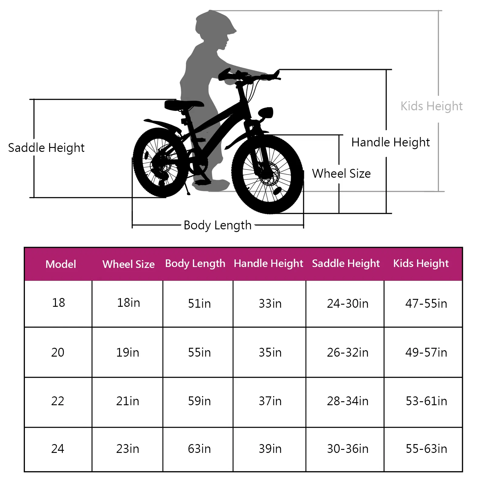 24 Inch Kids Mountain Bike for Boys & Girls Ages 7-12 – 7-Speed Gears, Dual Disc Brakes, Shock Absorber Front Fork, LED Light – Silver & Pink -Does not support self pick up photo 4
