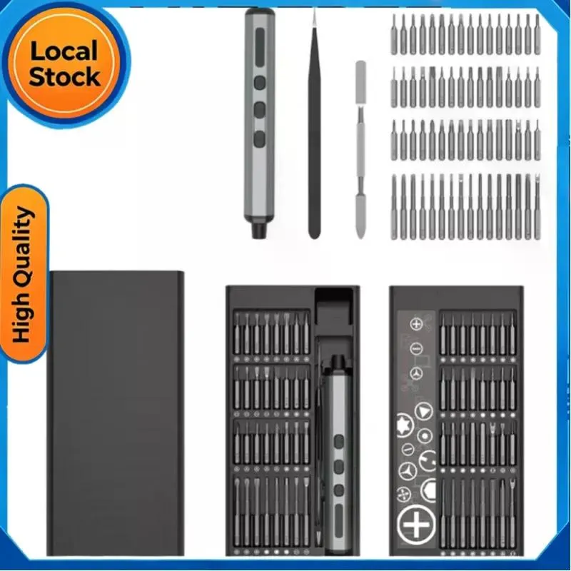 Screwdriver Set 68 in 1 Small Screwdriver Cordless - 64 S2 Preicison Bits, 5 Torque Settings, Mini Power Screwdriver Repair Tool Kit for PC RC photo 7