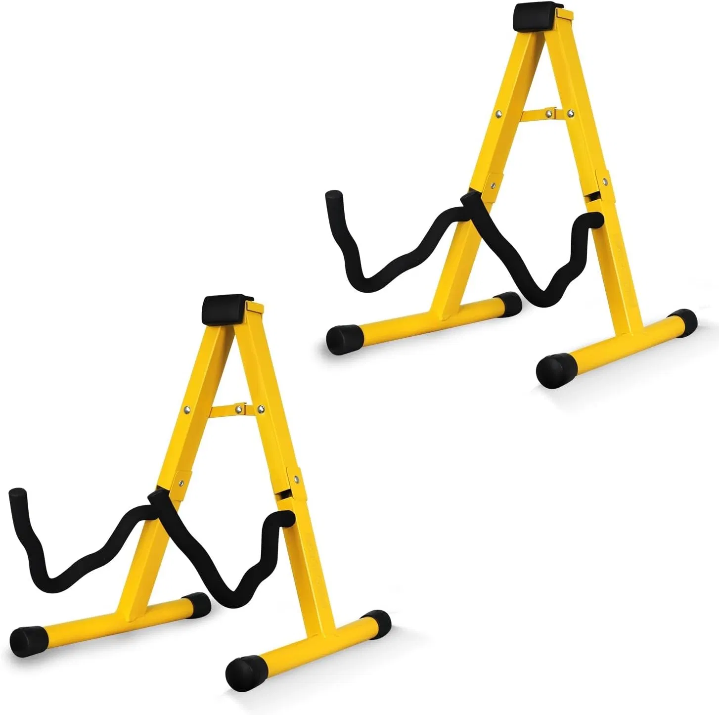 5 Core Guitar Stand 2PC A Frame w Soft Foam Arm Non Slip Rubber for Acoustic Electric Bass photo 1