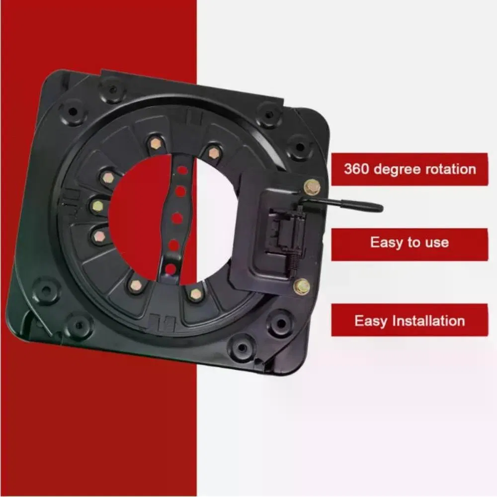 Universal Motorhome Seat Swivel Base Heavy Duty Steel Plate 360 Degree Rotatable for RV Camper Bus photo 5