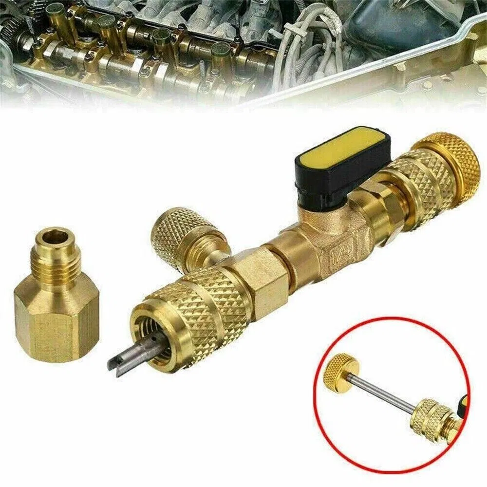 HVAC Tool AC Schrader Valve Core Remover Dual Size 1/4 and 5/16 Port Installer photo 4