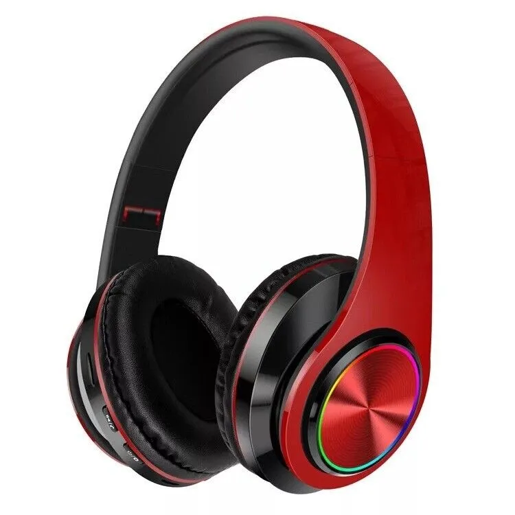Super Bass Wireless Bluetooth Headphones Foldable Stereo Earphones Headsets Mic photo 5