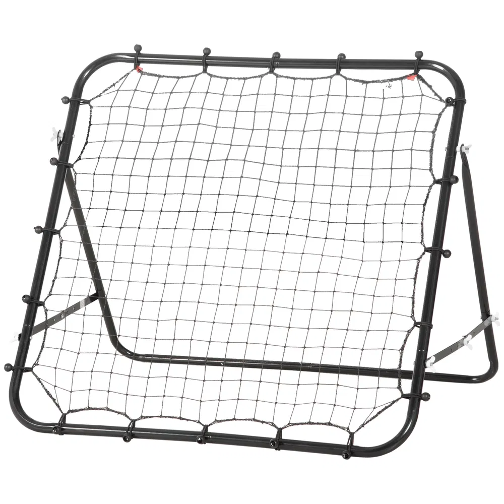Volleyball Rebounder Net Football Training Aid Kickback Target Play Black photo 7