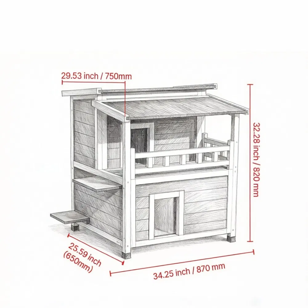 Heated Cat House for Outdoor photo 3