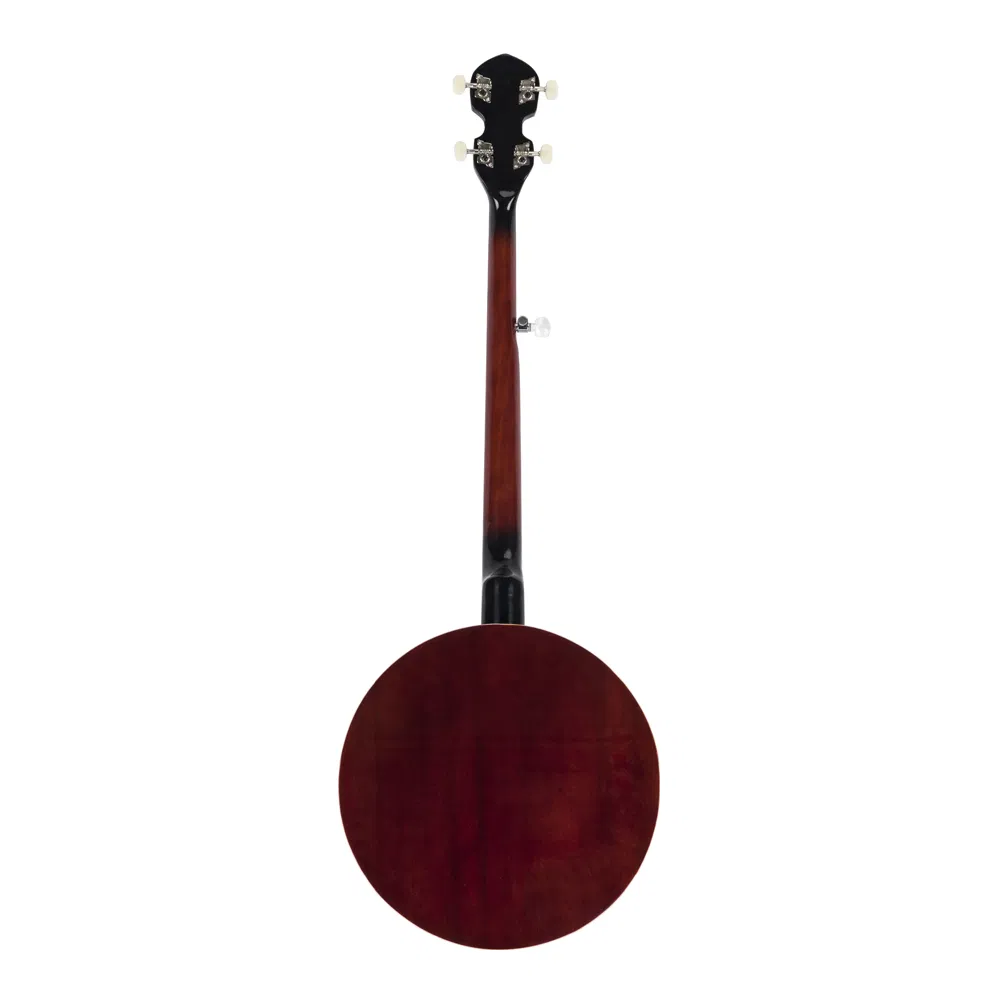 Top Grade Exquisite Professional Wood Metal 5-string Banjo White & Wood Color photo 5