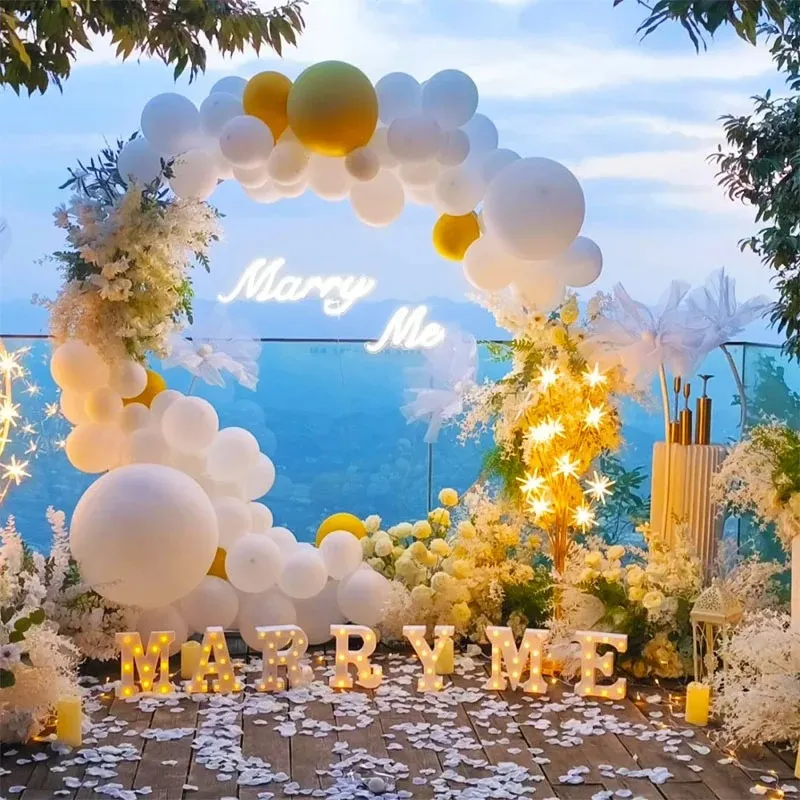 7.2FT Round Gold Balloon Arch Frame - Reusable Metal Circle Stand for Wedding Backdrop, Baby Shower Decor, Photo Booth Display - Heavy Duty Party Decor Kit with Quick Assembly DIY photo 2