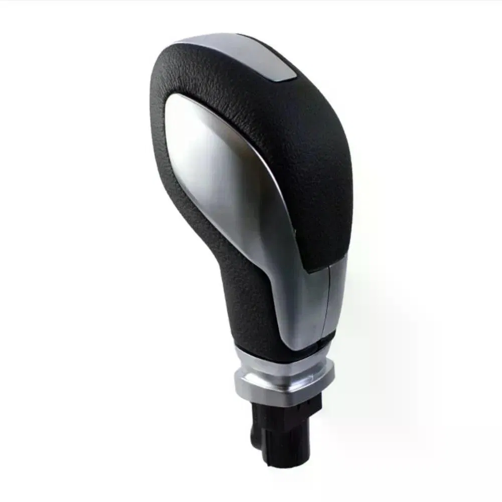 Automatic Gear Shift Knob With 3Pin Wiring Harness ABS Leather Chrome Shifter Replacement For Ford Focus Kuga Mondeo Fusion Ecosport Edge 13mm 15mm Hole With Without photo 2
