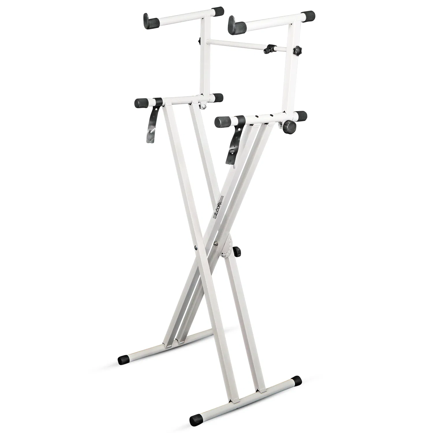 5 Core 2 Tier Keyboard Stand Double X Style Adjustable Electric Piano Riser Holder photo 1