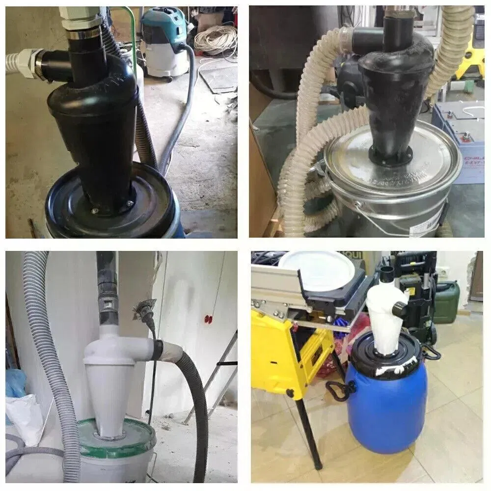 DN50 Cyclone Dust Collector Separator for Shop Vac Woodworking Dust Extractor Accessories Powder Filter for Vacuums Efficient Separation photo 2