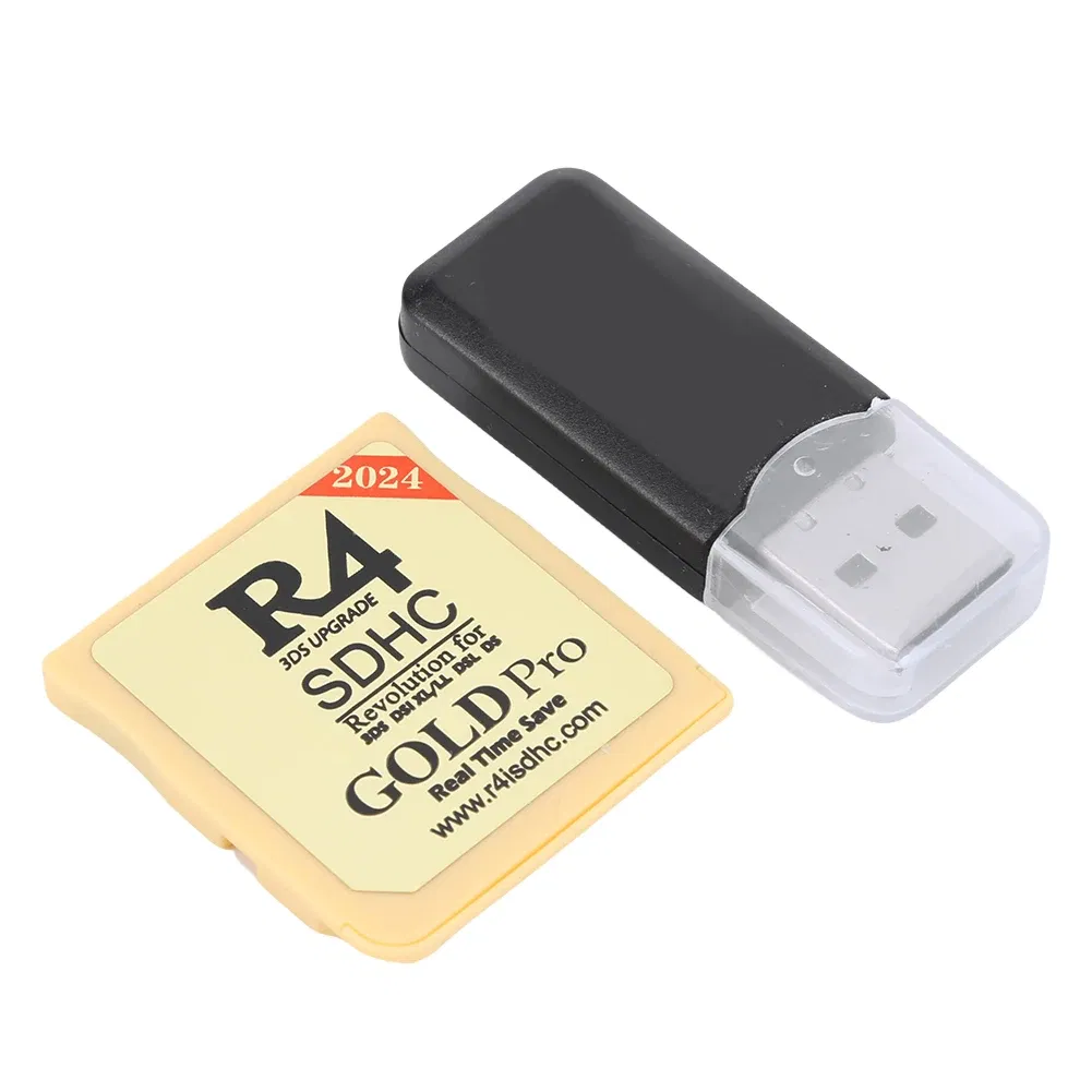 2024 Version R4 Gold Pro SDHC R4i For DS/3DS/2DS Revolution Cartridge + USB photo 2