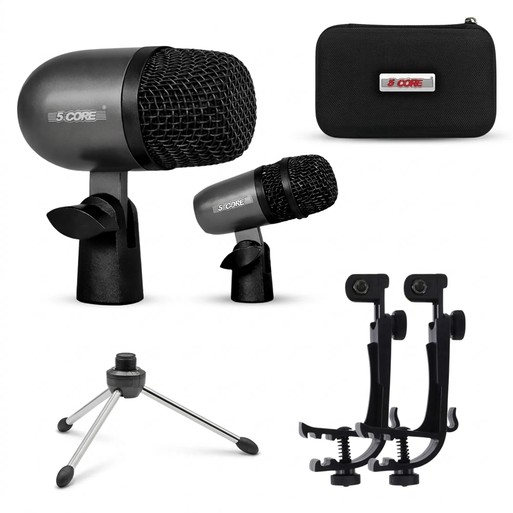 5 Core Tabla Mic Indian Instrument Microphone Set for Bayan & Dayan Dholak photo 1