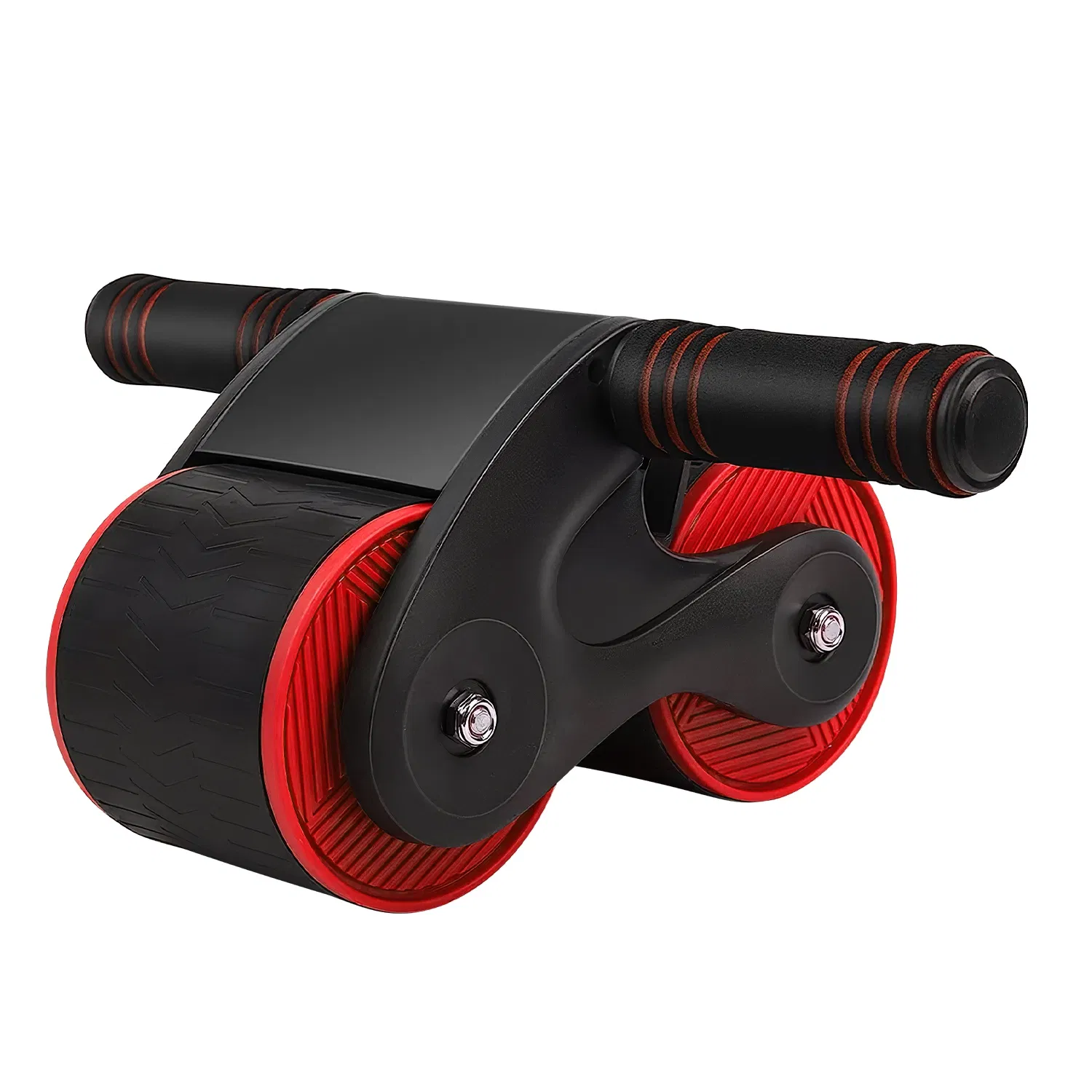 Automatic Rebound Abdominal Wheel Anti-slip AB Roller Wheel with Kneel Pad Phone Holder Home Gym Abdominal Exerciser for Men Women photo 2