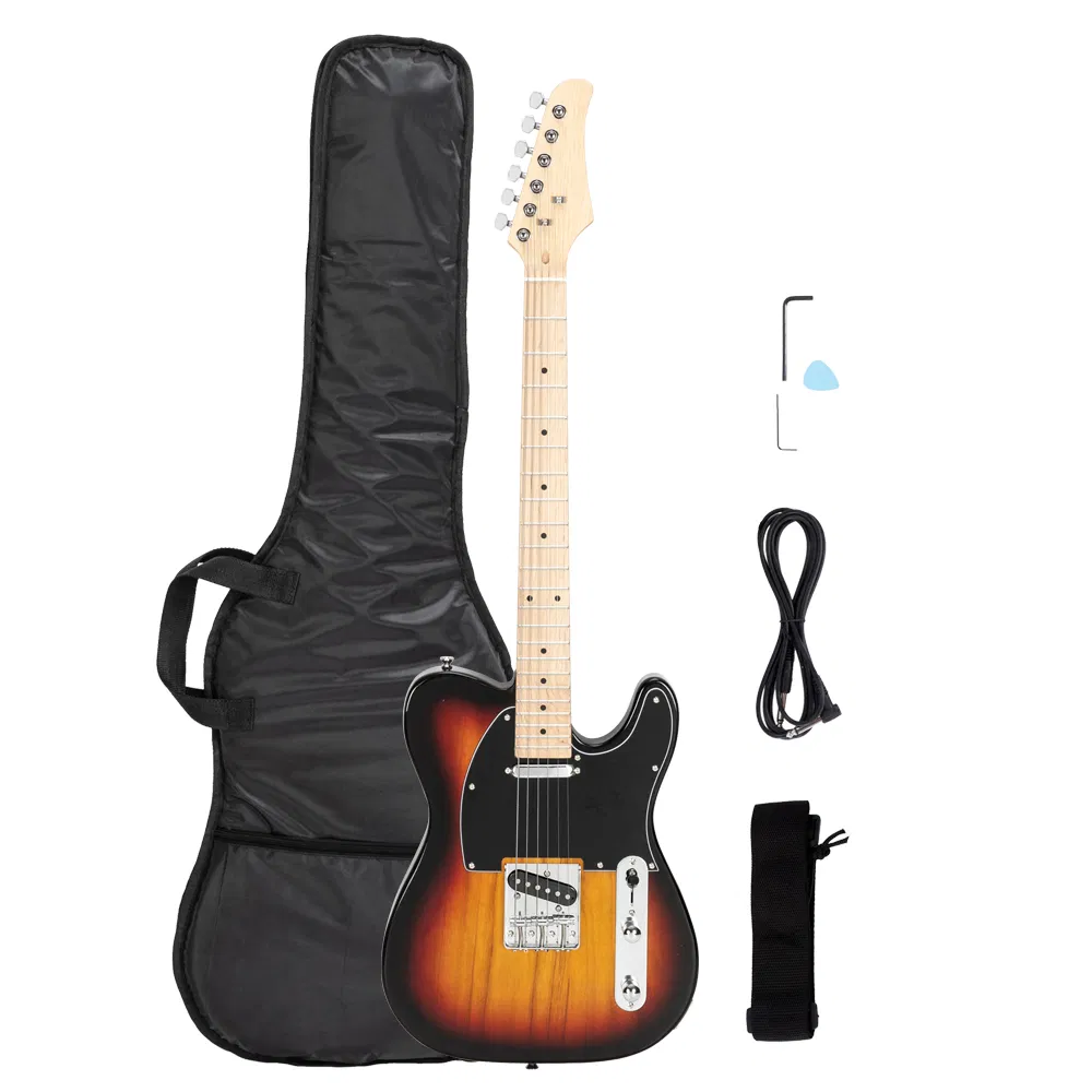 Maple Fingerboard GTL Electric Guitar SS Pickup Sunset Color photo 1