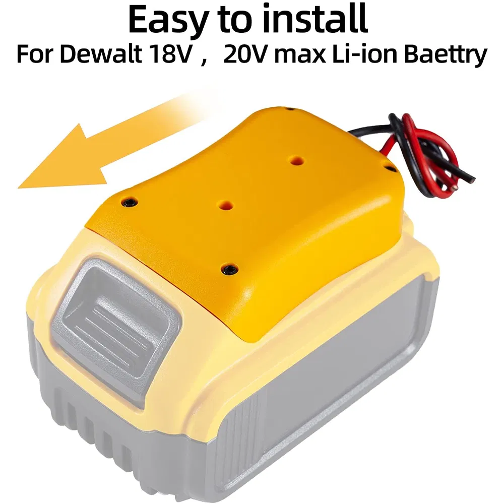 Power Connector DIY Battery Adapter Holder Dock For DeWalt 18V/20V Max Battery photo 6