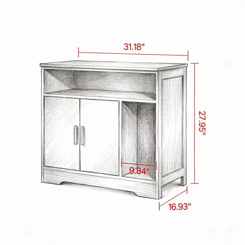 Wooden Cat Box Cabinet photo 4