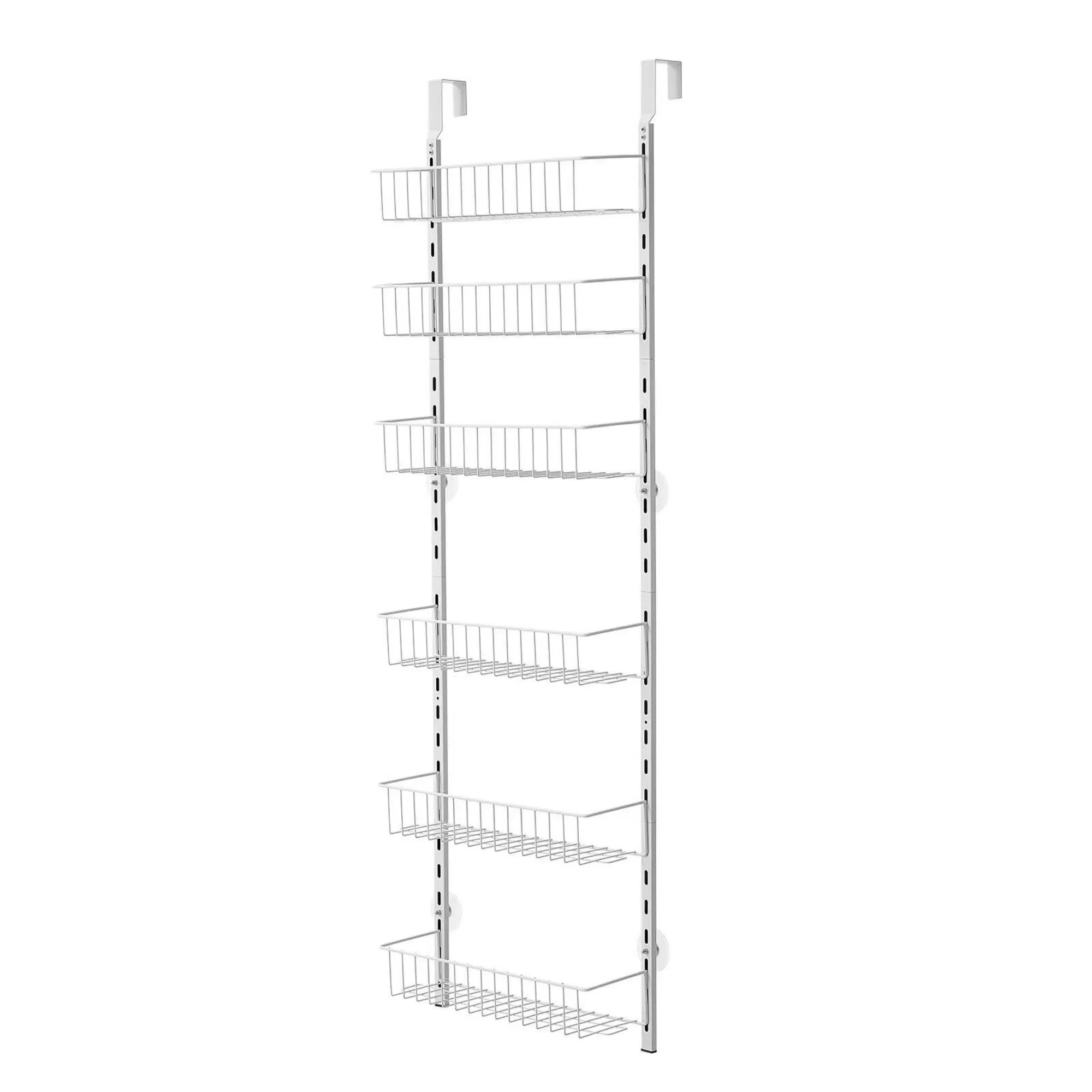 6-Tier Over the Door Pantry Organizer, Adjustable Hanging Storage Rack for Kitchen photo 4