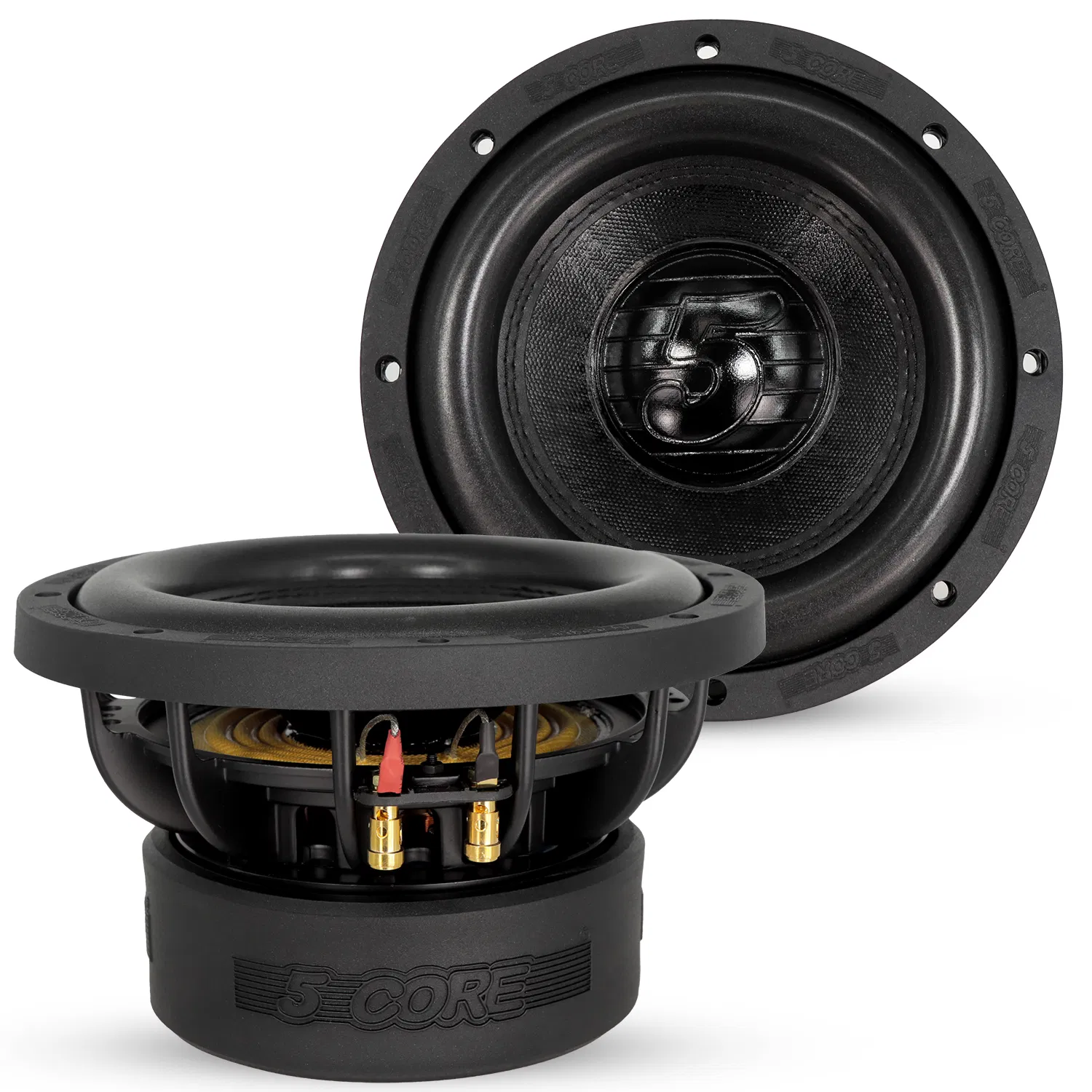 5 Core Subwoofer 6.5/ 8 Inch Dual 2/4 Ohm Car Audio Replacement Speaker photo 1