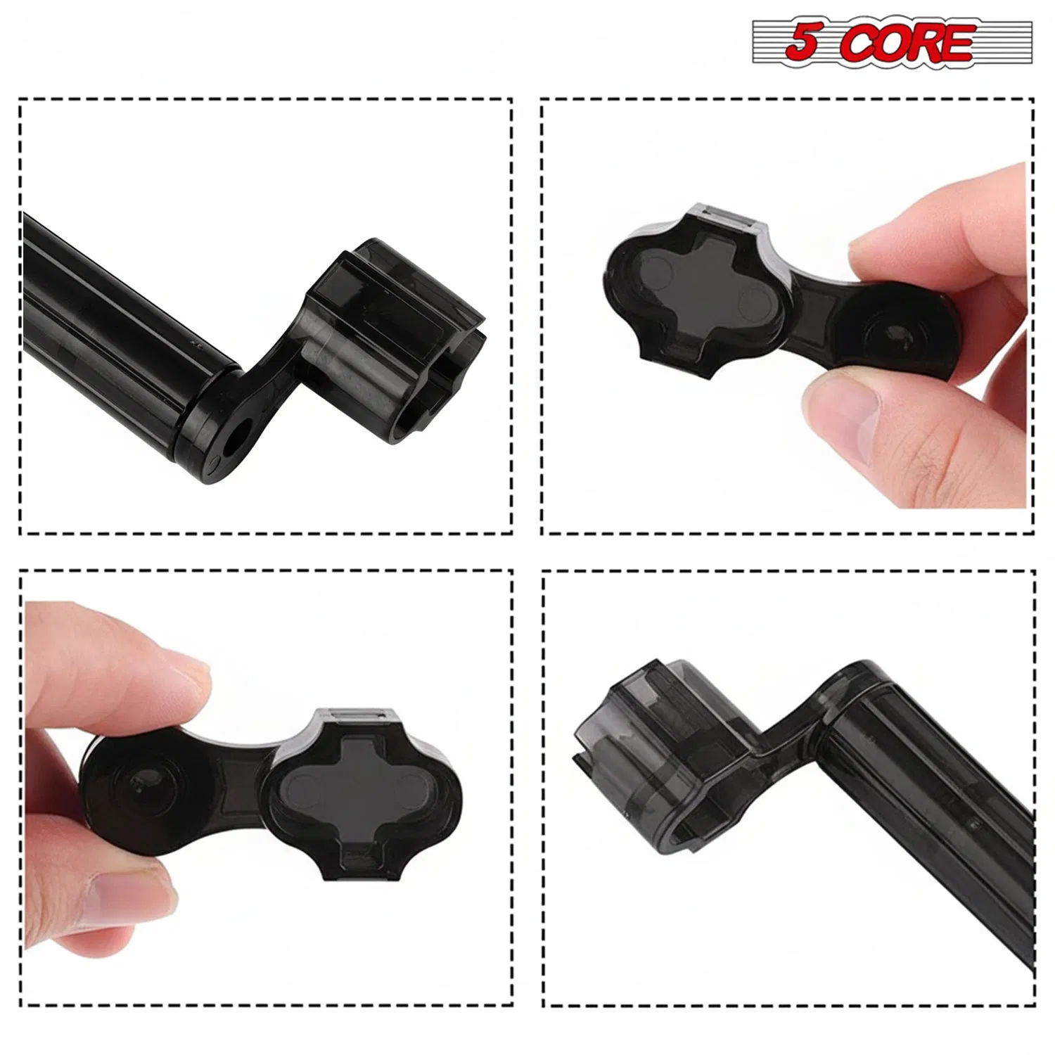 5Core Guitar String Winder 5Pcs Professional Guitars Tools Peg Winder with Bridge Pin Remover photo 5