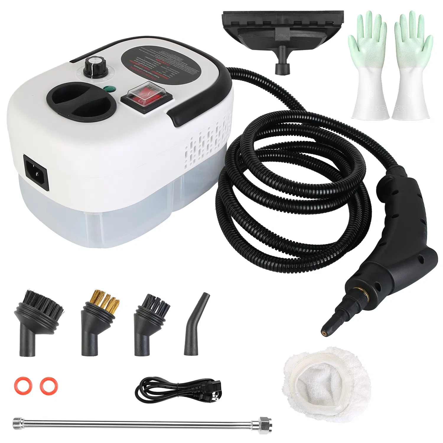 2500W Handheld Steamer Cleaner Multifunctional Little Steamer Powerful High Temp Steam Clean Machine for Cleaning Car Detailing Couch Floor Tile Microwave Mattress Bed Bugs Windows photo 6