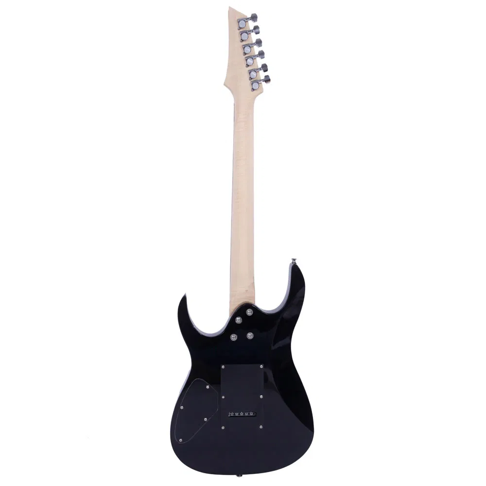 Novice Entry Level 170 Electric Guitar HSH Pickup Bag Strap Paddle Rocker Cable Wrench Tool Black photo 6