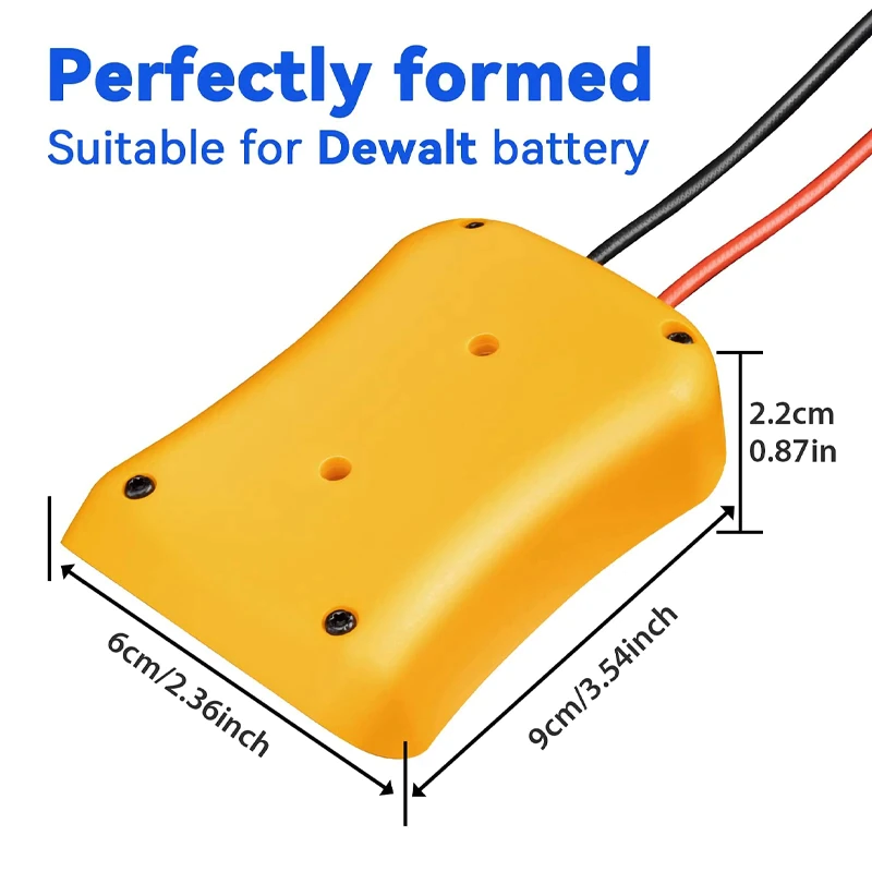 Power Connector DIY Battery Adapter Holder Dock For DeWalt 18V/20V Max Battery photo 7